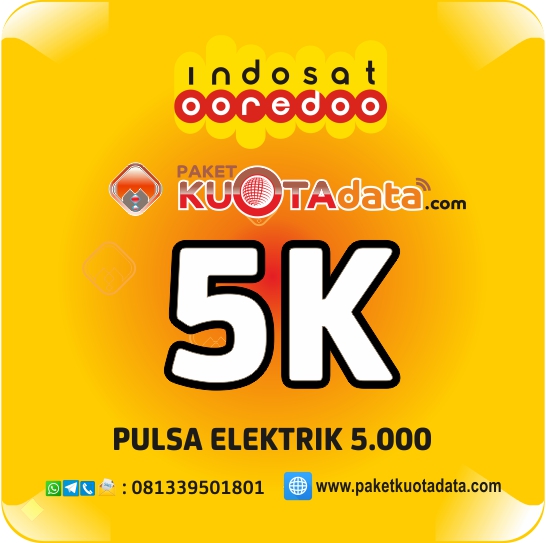 Pulsa Electrik INDOSAT - Indosat 5 Ribu