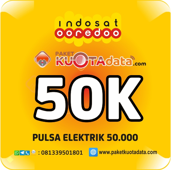 Pulsa Electrik INDOSAT - Indosat 50 Ribu