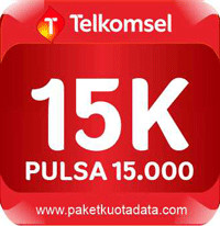 Pulsa Electrik TELKOMSEL - Telkomsel 15rb