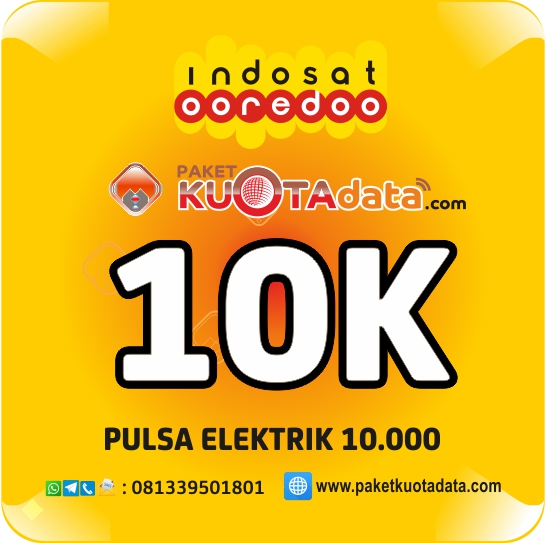 Pulsa Electrik INDOSAT - Indosat 10 Ribu