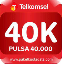Pulsa Electrik TELKOMSEL - Telkomsel 40rb