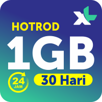 XL Kuota Data Paket Hemat Hotrod - XL Data 1GB 30 Hari
