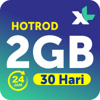 XL Kuota Data Paket Hemat Hotrod - HotRod 2GB 30 Hari